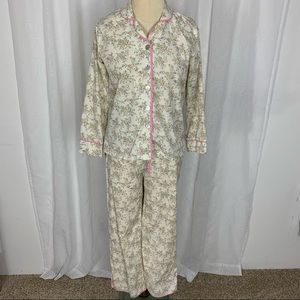 Sundance cotton floral pajama set